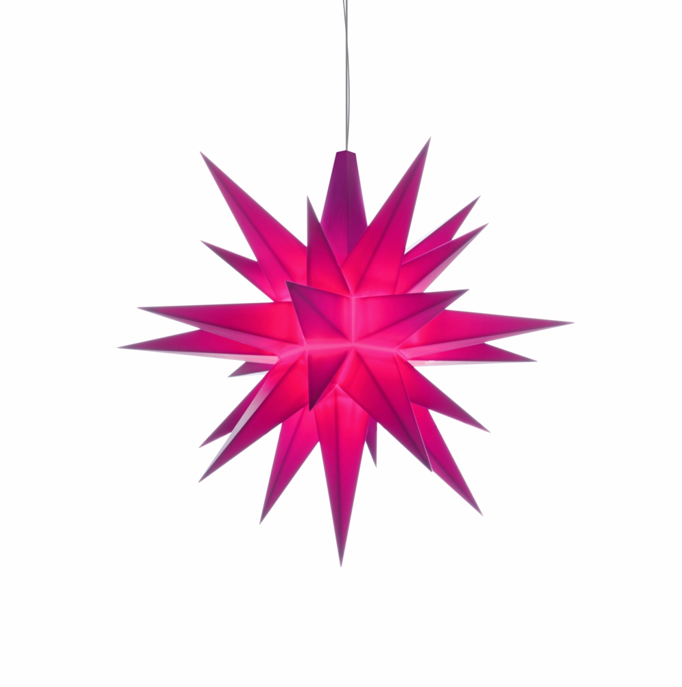 Artikel Bild: Ministern - violett - Herrnhuter Stern 13 cm - Limitierte Edition 2015