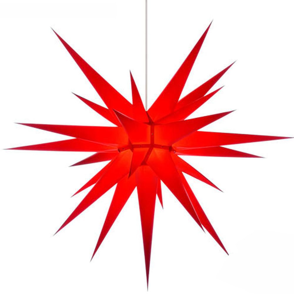 Artikel Bild: Herrnhuter Stern - Innenstern aus Papier 80 cm - rot