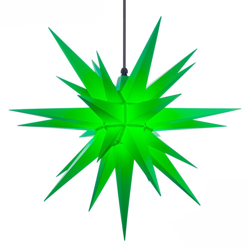 Artikel Bild: Außenstern 68 cm - grün - Herrnhuter Stern aus Kunststoff - Sommerstern