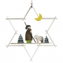 Details-Baumbehang - Stern, 9,5 cm mit Hirte und Schaf
