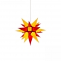 Herrnhuter Stern - Innenstern aus Papier 40 cm - gelb/rot