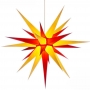 Herrnhuter Stern - Innenstern aus Papier 80 cm - gelb/rot