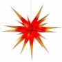 Herrnhuter Stern - Innenstern aus Papier 80 cm - gelb/Kern rot