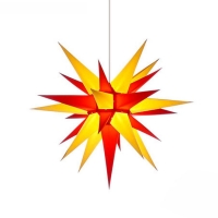 Herrnhuter Stern - Innenstern aus Papier 60 cm - gelb/rot