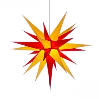 Herrnhuter Stern - Innenstern aus Papier 70 cm - gelb/rot