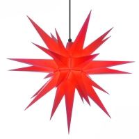 Außenstern 68 cm - rot - Herrnhuter Stern aus Kunststoff