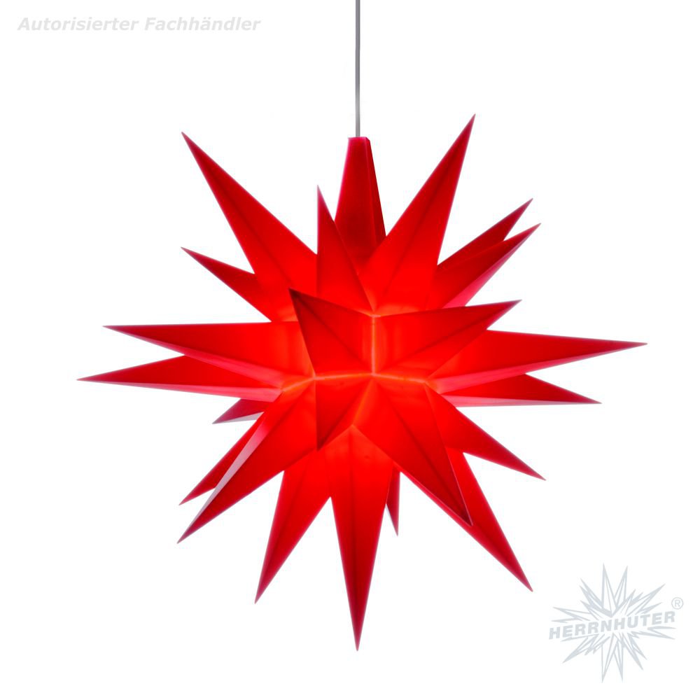 Bastelstern mit LED - rot - Herrnhuter Stern 13 cm - 462 - 195 - 1 - 2