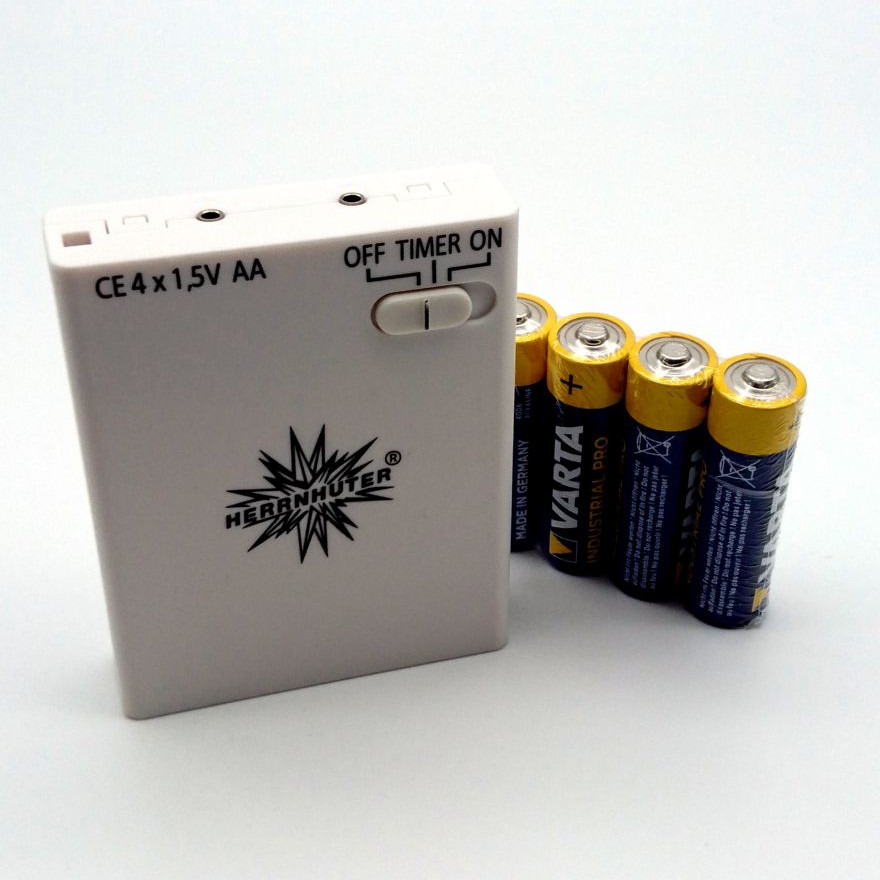 Batterietimer für 1 Herrnhuter LED-Ministern mit Timer (LED nicht im Lieferumfang) - 526 - 250 - 0 - 1