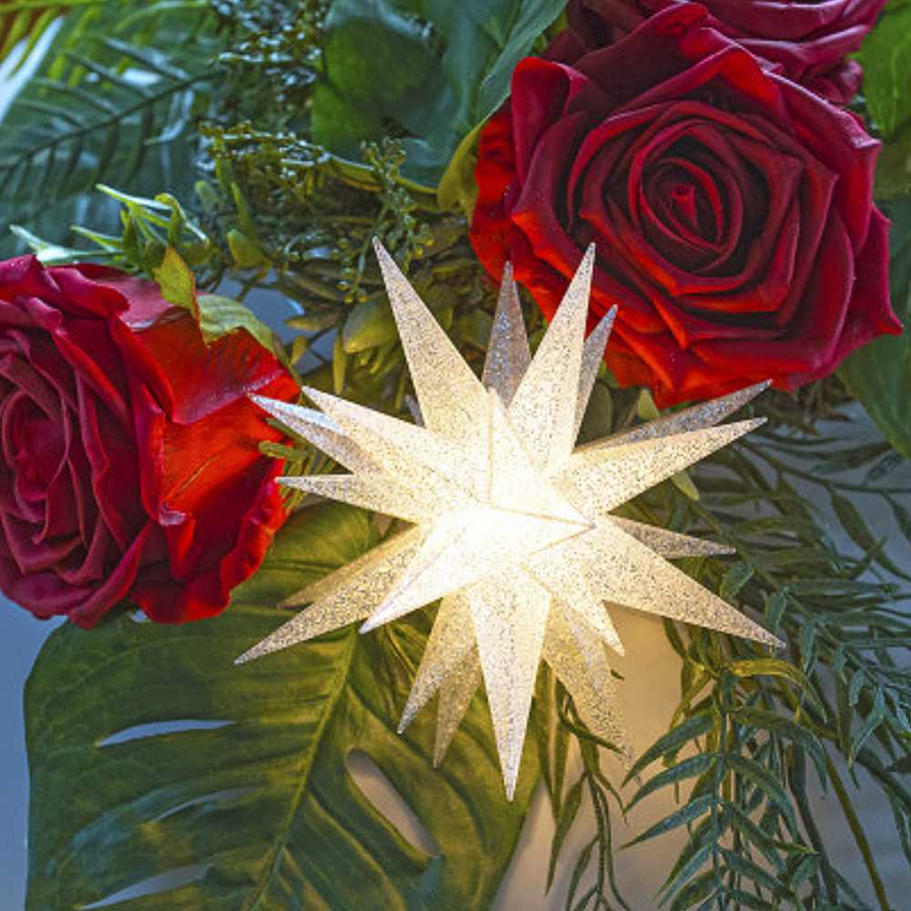Ministern - silber glitter - Herrnhuter Stern 13 cm - Limitierte Edition 2022 - 603 - 254 - 0 - 1